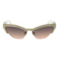 Beige Acetate Sunglasses