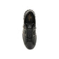 Black Leather Low Top Sneakers
