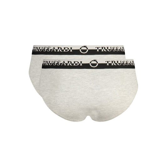 Gray Cotton Men's Underwear Single Package