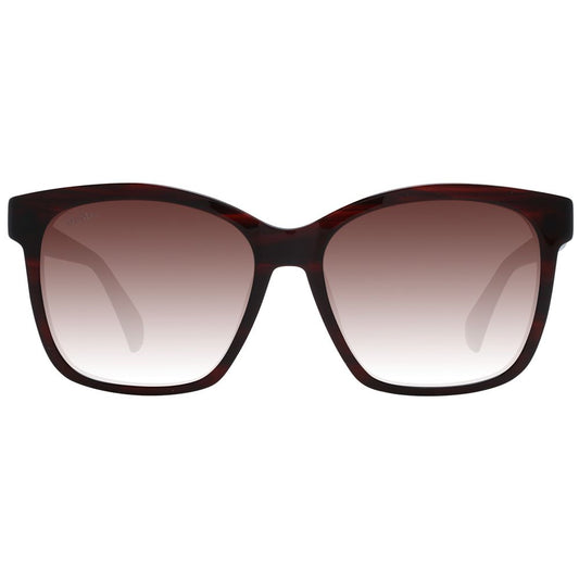 Burgundy Plastic Sunglasses