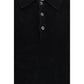 Black Cotton Polo Shirt