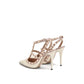 Bicolor Calfskin Platform Pumps