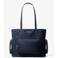 Blue Nylon Tote Bag