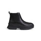 Black Leather Ankle Boots