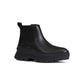 Black Leather Ankle Boots