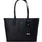 Black Leather Tote Bag