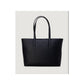 Black Leather Tote Bag