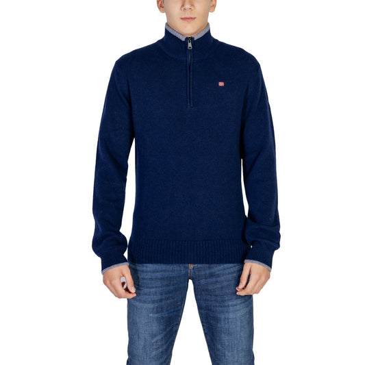 Blue Wool Sweatshirt