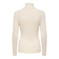 Beige Viscose Turtleneck