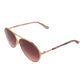 Rose Gold Metal Sunglasses