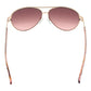 Rose Gold Metal Sunglasses