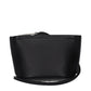 Black Leather Clutch Bag