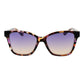Brown Stainless Steel Sunglasses