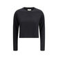Black Cotton Long Sleeve T-Shirt