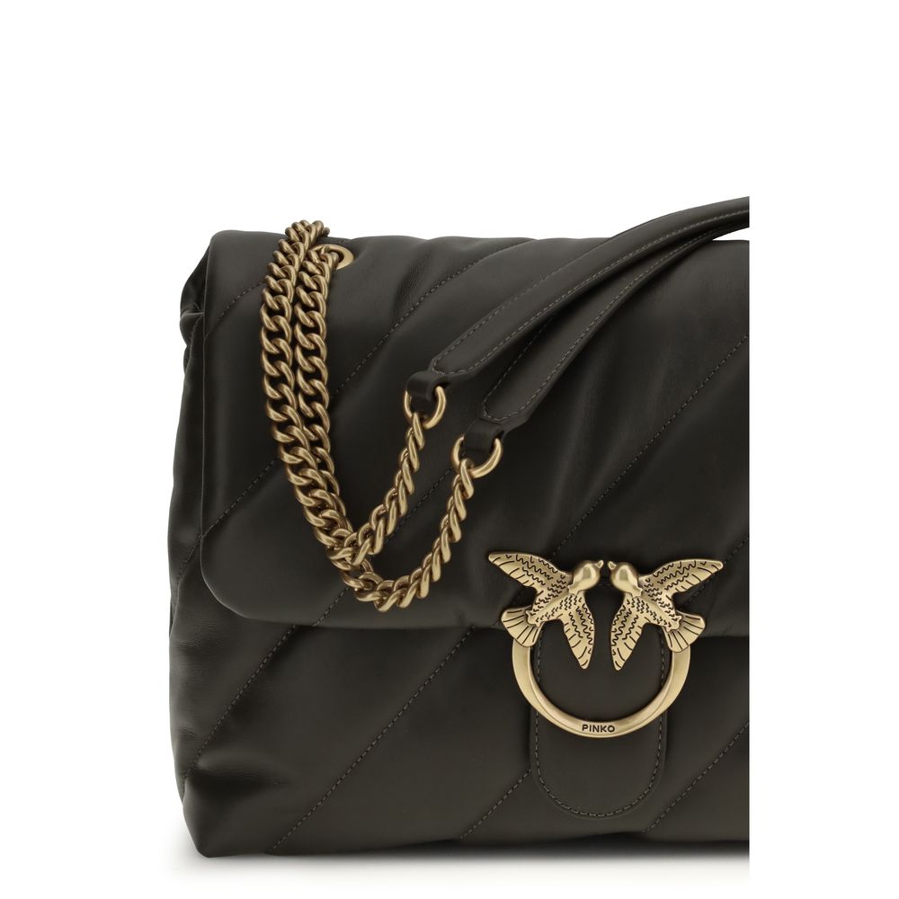 Bicolor Calf Leather Bos Taurus Shoulder Bag