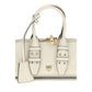 Cream Calf Leather Bos Taurus Handbag