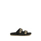 Multicolor Rubber Flat Sandals