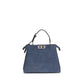 Blue Calf Leather Bos Taurus Handbag