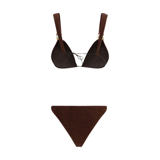 Brown Polyamide Bikini