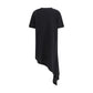 Black Cotton Casual Dress