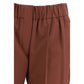 Multicolor Cotton Casual Pants