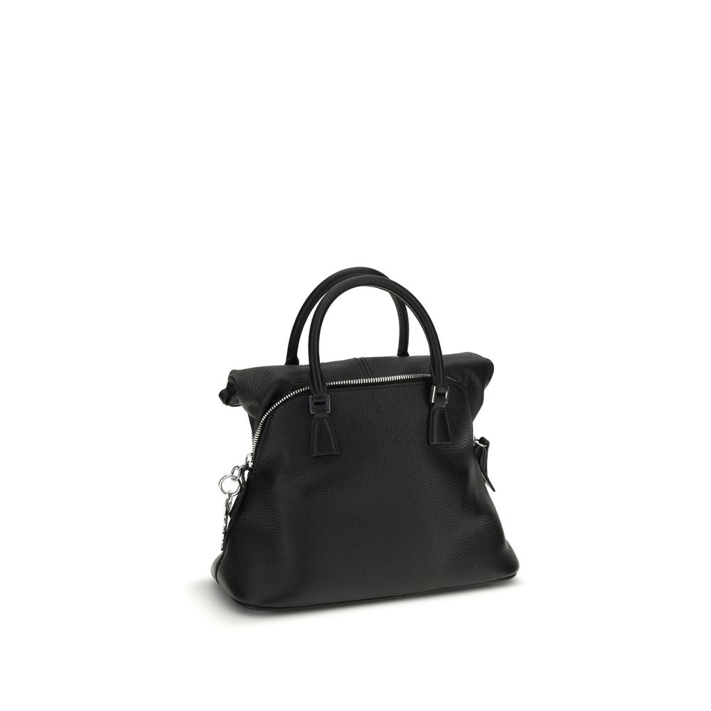 Black Calf Leather Bos Taurus Handbag