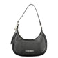 Black Polyurethane Women Shoulder Bag