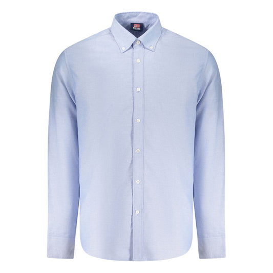 Azzurro Cotton Men Shirt