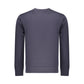 Blue Cotton Men Sweatshirt