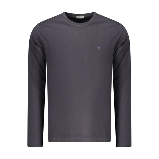 Blue Cotton Men T-Shirt