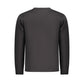 Black Cotton Men Sweater