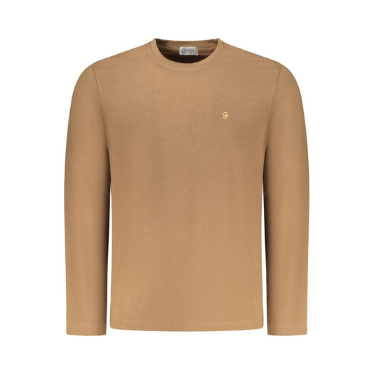 Marrone Cotton Men T-Shirt