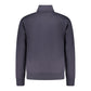 Blue Cotton Men Sweatshirt