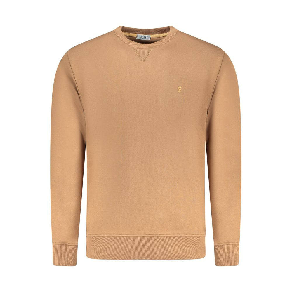 Marrone Cotton Men Sweatshirt