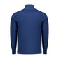 Blue Viscose Men Sweater