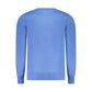 Blu Viscosa Uomo Maglia