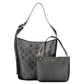 "Nero Poliuretano Woman Bucket Bag"