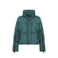 Bicolor Polyamide Full-Length Jacket