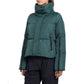 Bicolor Polyamide Full-Length Jacket