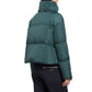 Bicolor Polyamide Full-Length Jacket