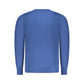 Blue Viscose Men's Sweater