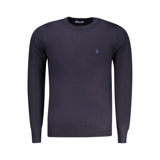 Blu Viscosa Uomo Maglia