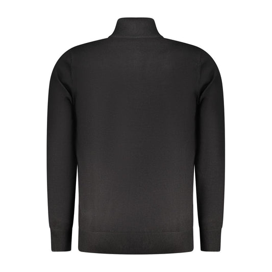 Black Viscose Men's Sweater