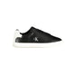 Black Polyurethane Women Sneaker