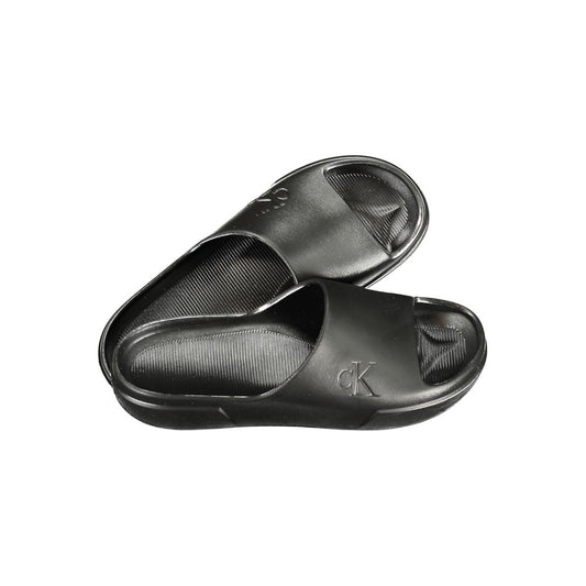 Nero Polyurethane Mens Slipper
