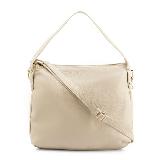 White Leather Shoulder Bag