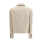 Beige Linen Clothing
