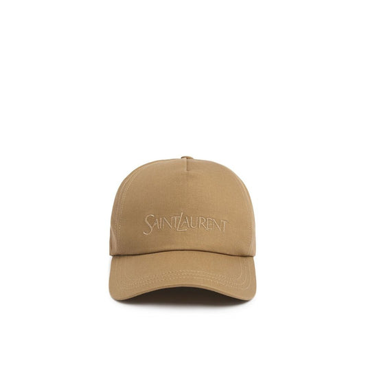 Beige Cotton Cap (Baseball Hat)