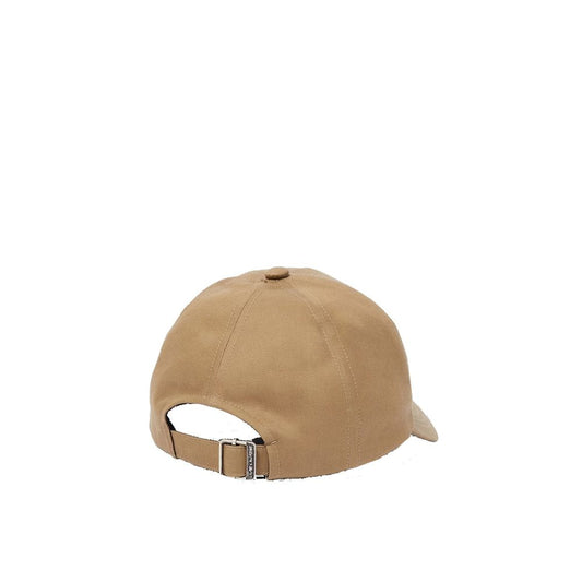 Beige Cotton Cap (Baseball Hat)