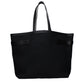 Black Fabric Shoulder Bag